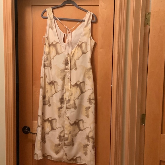 Kenneth Cole Cream and Brown Dress - Picture 2 of 3